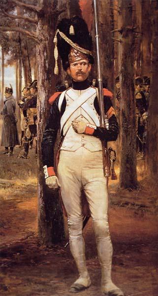 Edouard Detaille Grenadier of the Old Guard oil painting image
